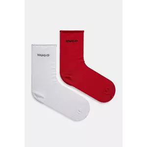 HUGO șosete 2-pack 2P QS FINE RIB CC W imagine
