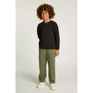 Calvin Klein Jeans longsleeve din bumbac pentru copii imagine