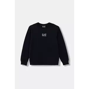 EA7 Emporio Armani hanorac de bumbac pentru copii imagine