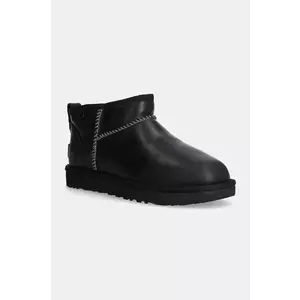 UGG bocanci de piele Classic Ultra Mini Lthr Regen imagine
