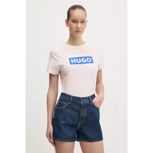 HUGO Blue tricou din bumbac Classic Tee_B imagine