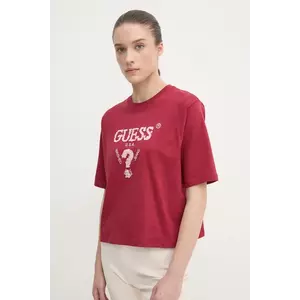 Guess tricou din bumbac AURLIE imagine