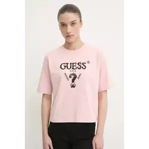 Guess tricou din bumbac AURLIE imagine
