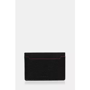 HUGO card holder din piele imagine