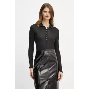 Pinko longsleeve din bumbac imagine