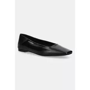 Calvin Klein balerini de piele FLAT BALLERINA - LTH imagine