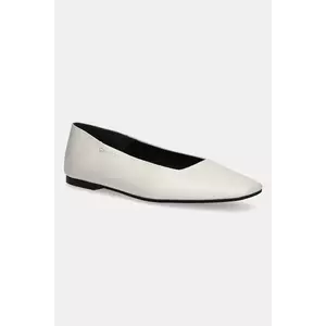 Calvin Klein balerini de piele FLAT BALLERINA - LTH imagine