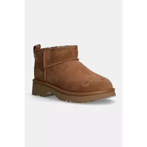 UGG cizme de zapada din piele intoarsa KIDS CLASSIC ULTRA MINI NEW HEIGHTS imagine