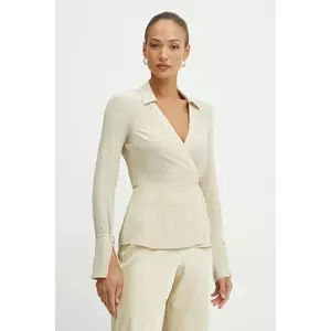 Patrizia Pepe cămașă de mătase imagine