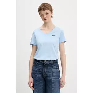 Hugo Blue tricou din bumbac Classic V_B imagine