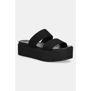 Calvin Klein Jeans papuci FLATFORM SANDAL WEBBING IN imagine