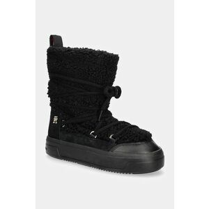 Tommy Hilfiger cizme de iarna LACE-UP FAUX SHEARLING SNOWBOOT imagine