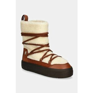 Tommy Hilfiger cizme de iarna LACE-UP FAUX SHEARLING SNOWBOOT imagine