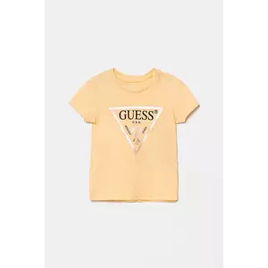 Guess tricou de bumbac pentru copii imagine