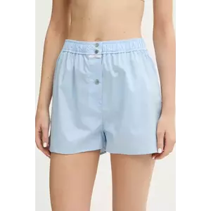 Patrizia Pepe pantaloni scurți de pijama din bumbac imagine