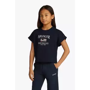 Tommy Hilfiger tricou de bumbac pentru copii imagine
