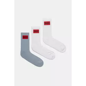 HUGO șosete 3-pack 3P QS RIB LABEL CC imagine