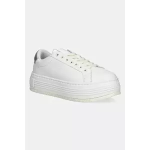 Calvin Klein Jeans sneakers din piele BOLD FLATF LOW MIX OHB imagine