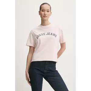 Guess Jeans tricou din bumbac imagine