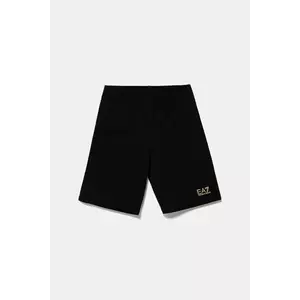 EA7 Emporio Armani pantaloni scurți din bumbac pentru copii imagine
