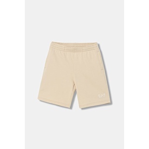 EA7 Emporio Armani pantaloni scurți din bumbac pentru copii imagine
