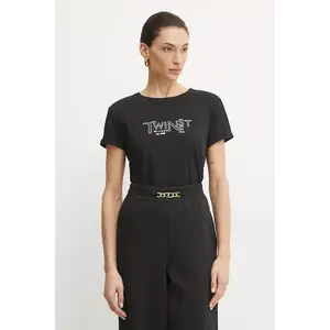 Twinset tricou din bumbac imagine