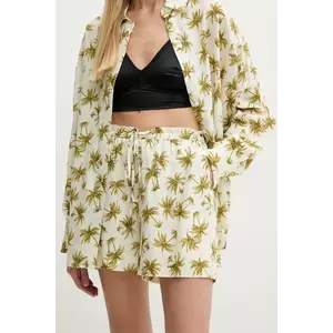 Twinset pantaloni scurți din amestec de in imagine