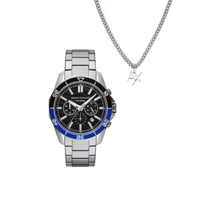 Armani Exchange ceas și colier SPENCER imagine