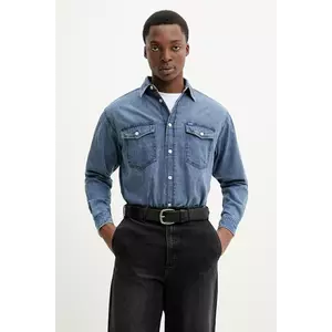 Hugo Blue camasa din bumbac imagine