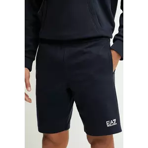 EA7 Emporio Armani pantaloni scurti din bumbac imagine