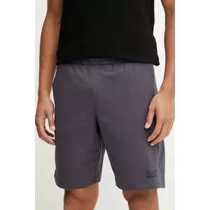 EA7 Emporio Armani pantaloni scurti din bumbac imagine