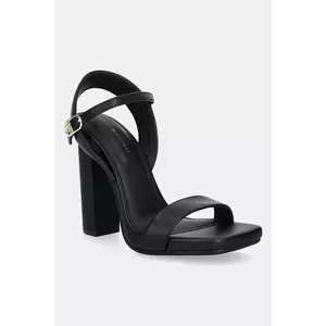 Tommy Hilfiger sandale de piele HIGH HEEL LEATHER SANDAL imagine