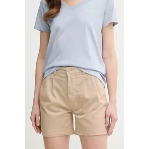 Pepe Jeans pantaloni scurți MID WAIST REGULAR CHINO SHORT VANIA imagine