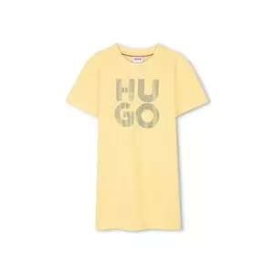 HUGO rochie din bumbac pentru copii imagine