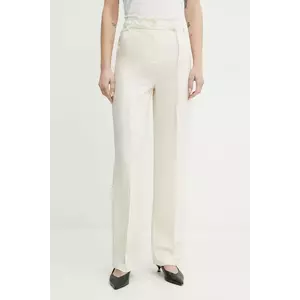 Patrizia Pepe pantaloni din amestec de in imagine