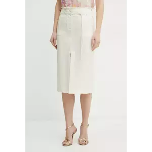 Patrizia Pepe fustă din amestec de in imagine