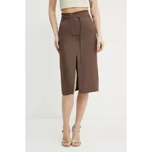 Patrizia Pepe fustă din amestec de in imagine