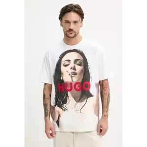 HUGO tricou din bumbac Duwedie imagine