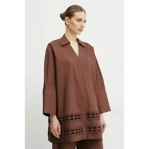 Twinset camasa din bumbac imagine