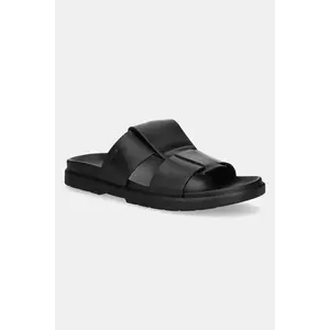 Calvin Klein papuci LUG SANDAL DOUBLE T LTH imagine