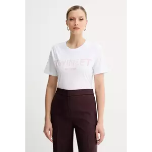 Twinset tricou din bumbac imagine