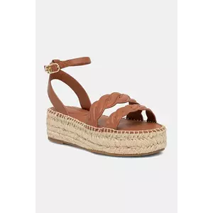 Tommy Hilfiger sandale de piele LEATHER ROPE REAL ESPAD SANDAL imagine