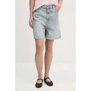 HUGO pantaloni scurți jeans imagine