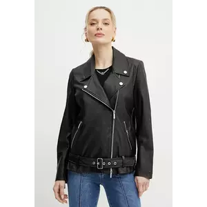 Armani Exchange geaca ramones de piele imagine