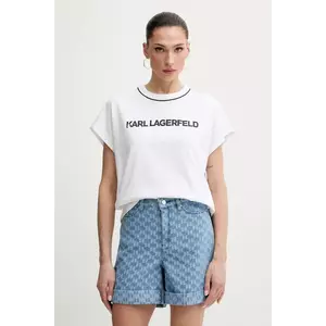 Karl Lagerfeld tricou din bumbac imagine