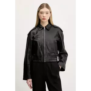 HUGO geacă de piele imagine