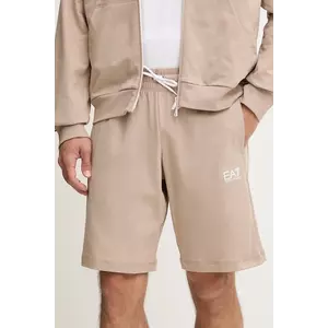 EA7 Emporio Armani pantaloni scurți din bumbac imagine