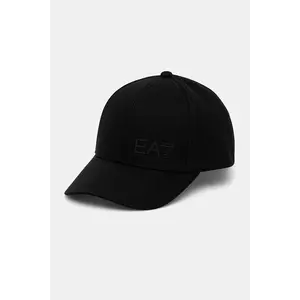 EA7 Emporio Armani șapcă de baseball din bumbac imagine