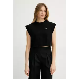 Twinset tricou din bumbac imagine