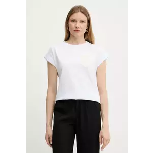 Twinset tricou din bumbac imagine